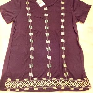 Black J crew factory embroidered  shirt